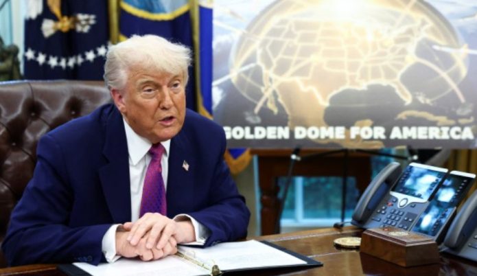 Trump mengumumkan program Golden Dome tahun 2025
