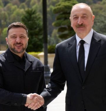 Zelensky dan Presiden Azerbaijan Ilham Aliyev