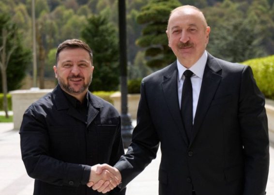 Zelensky dan Presiden Azerbaijan Ilham Aliyev