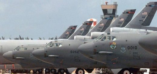 Armada pengebom B-52 Stratofortress di Barksdale AFB