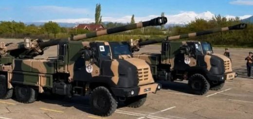 Armenia pamerkan CAESAR 155 dari Prancis