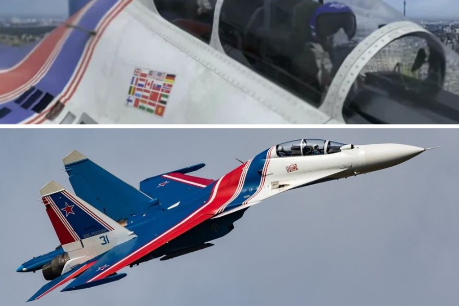 Bendera yang pernah dikunjungi oleh Russian Knights