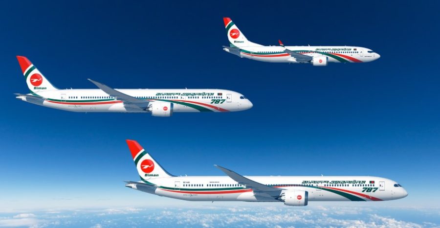Biman Bangladesh Airlines memesan 14 pesawat Boeing 787 Dreamliner dan 737 MAX