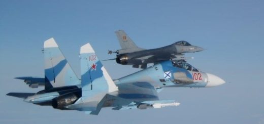 F-16 Belgia kawal Su-30 Rusia