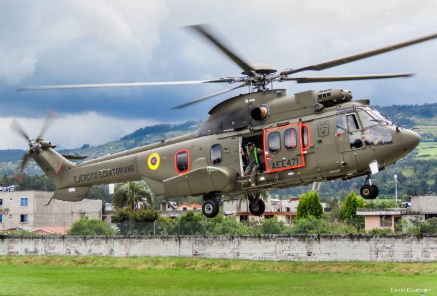 Heli H225M Angkatan Darat Ekuador