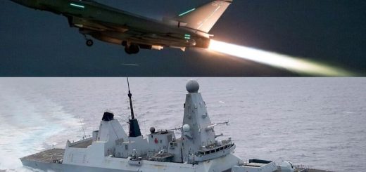 Inggris kirim jet tempur Typhoon dan HMS Dragon ke Selat Hormuz
