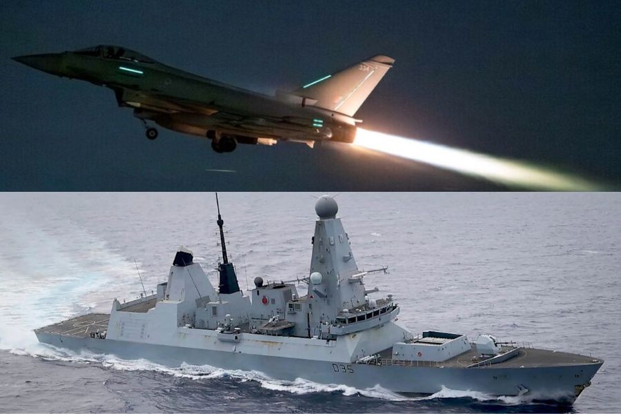 Inggris kirim jet tempur Typhoon dan HMS Dragon ke Selat Hormuz