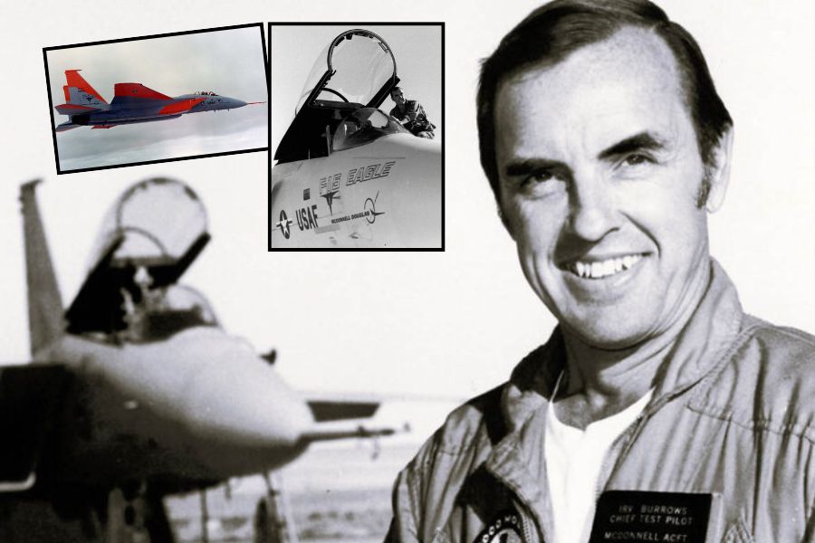 Irving Burrows pilot pertama F-15 Eagle meninggal di usia 98 tahun