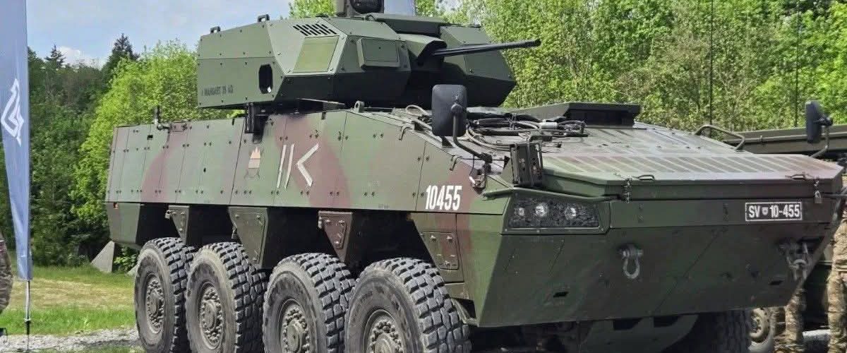 MANGART AD kubah senjata SHORAD pada panser Patria 8x8