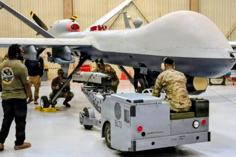 MQ-9 Reaper dilengkapi bom diameter kecil GBU-39B