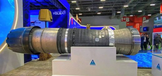 Mesin turbofan Guchan buatan Turkiye dipamerkan di SAHA 2026