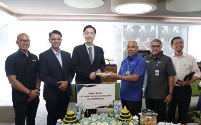 Sertifikat Tipe Validasi untuk drone kargo HY100 dari China
