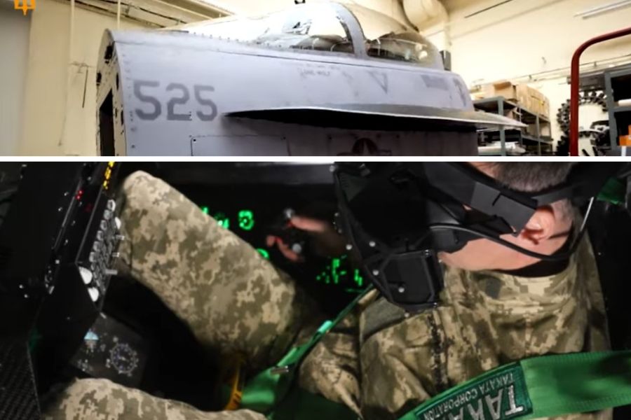 Simulator F-16 portable yang diterima Ukraina