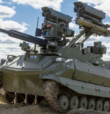 Uran-9 UGV Rusia