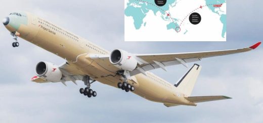A350-1000ULR Qantas rampungkan uji perdana