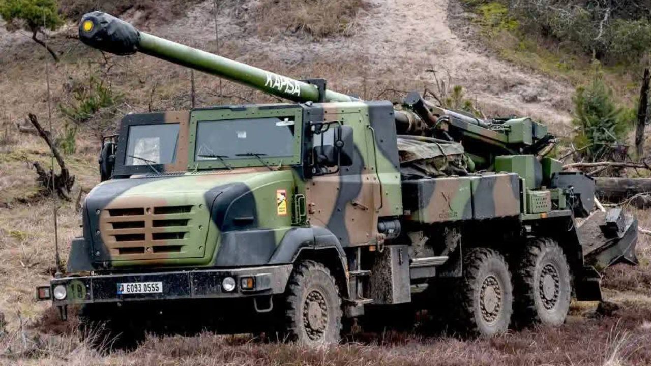 Caesar 155 mm SPH buatan Prancis