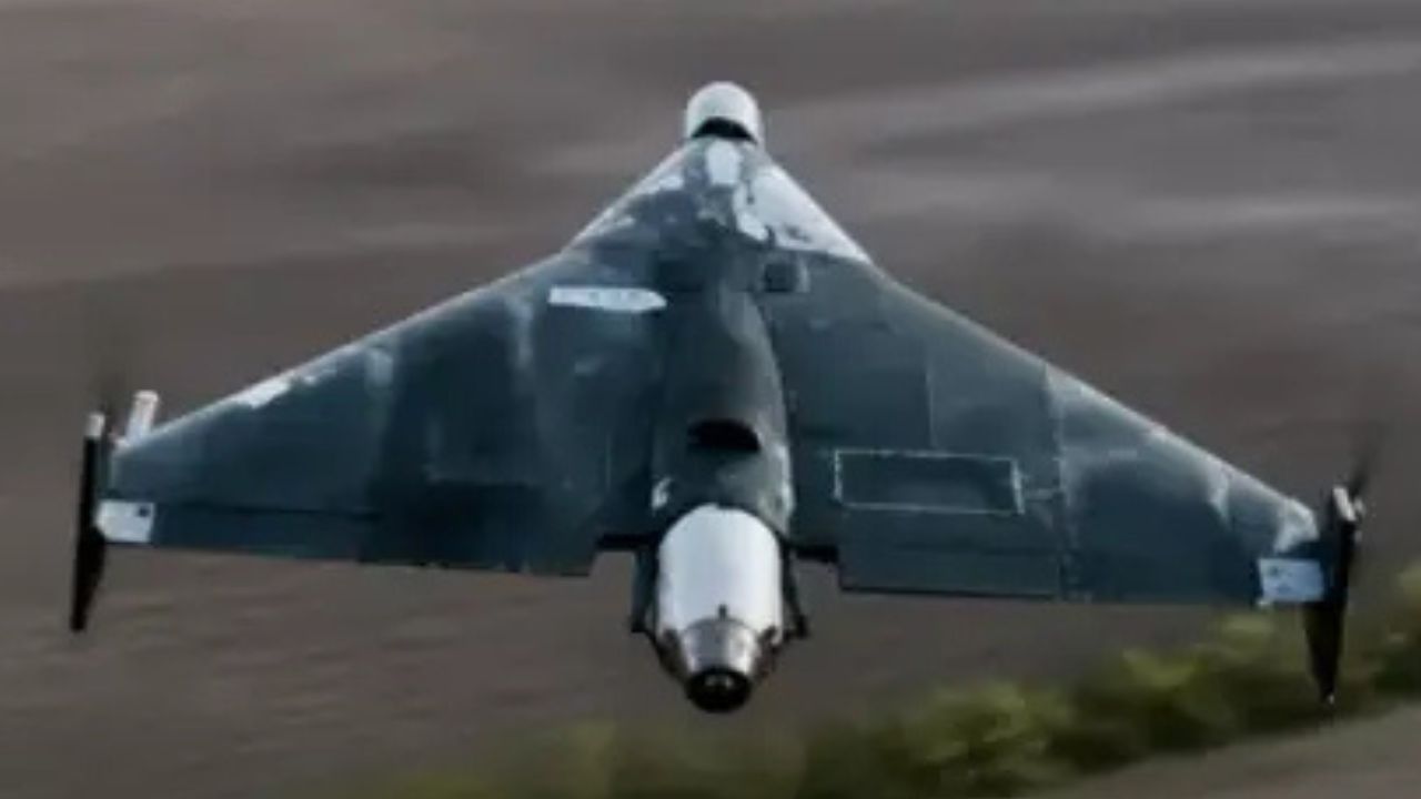 Drone bermesin jet Geran-4 Rusia