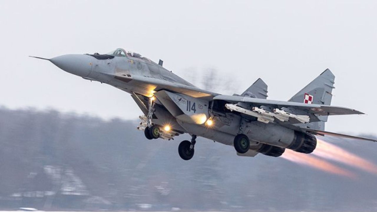 Jet tempur MiG-29 Polandia
