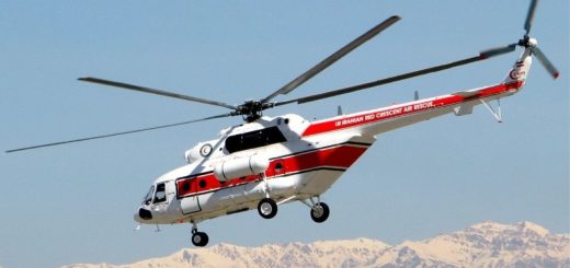 Mi-171E milik Bulan Sabit Merah Iran
