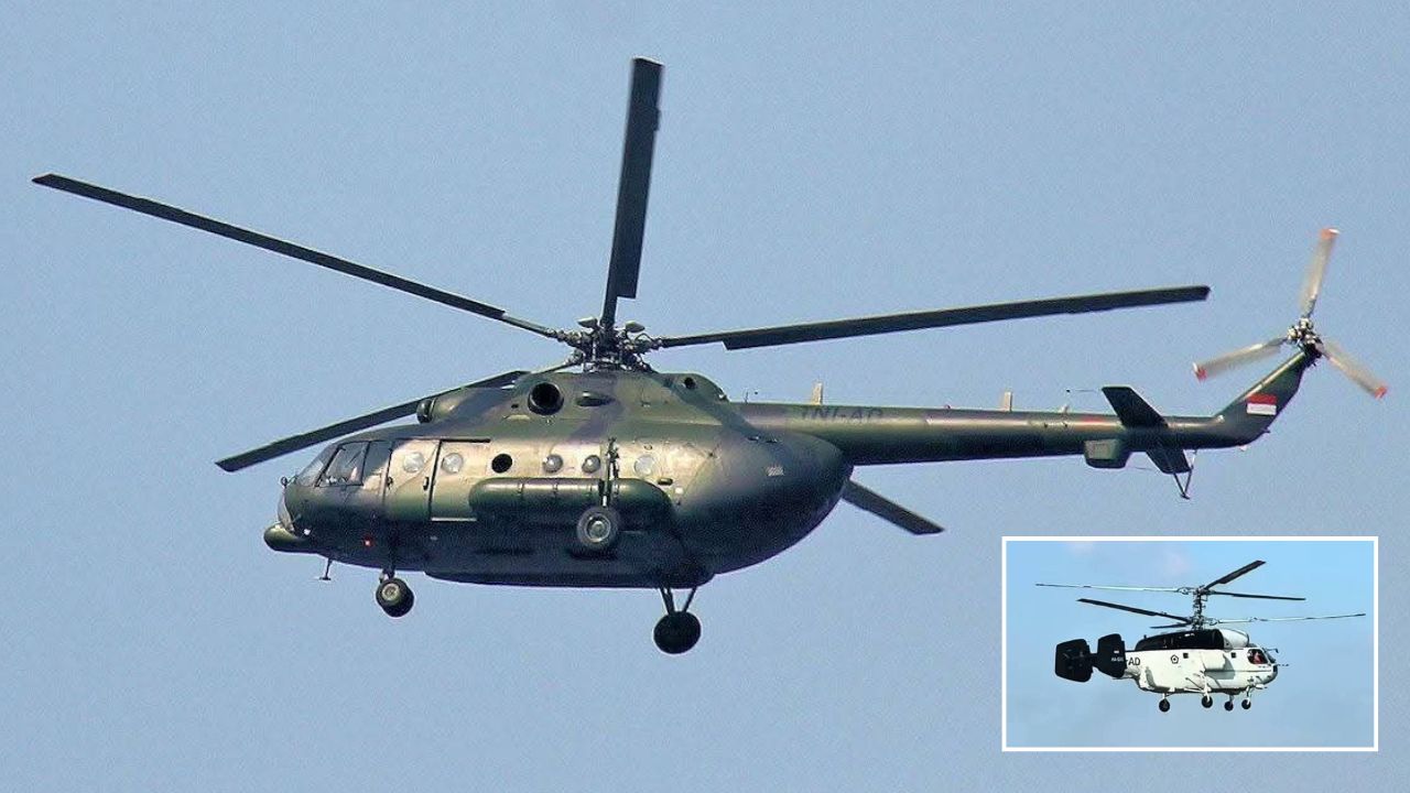 Puspenerbad mengoperasikan helikopter Mi-8AMT dan Ka-32T