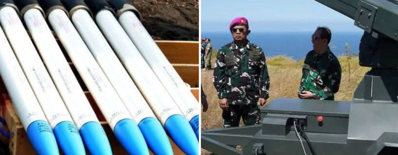 Uji tembak roket berpemandu RD70 WAFAR