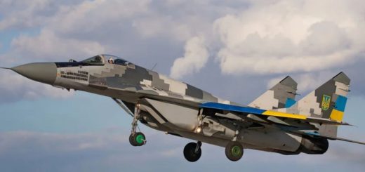 Ukrainian MiG-29 fighter jet