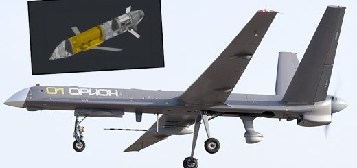 Drone Orion dengan rudal jelajah S8000 Banderol