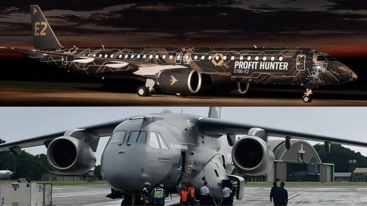 Embraer E195-E2 dan KC-390 _