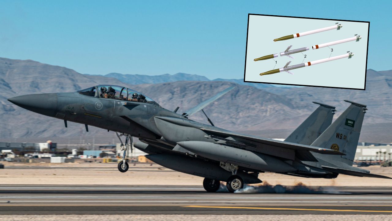 F-15SA Arab Saudi dan APKWS II