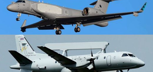 G550 CAEW dan Saab 340 Erieye