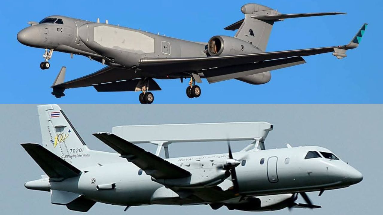 G550 CAEW dan Saab 340 Erieye