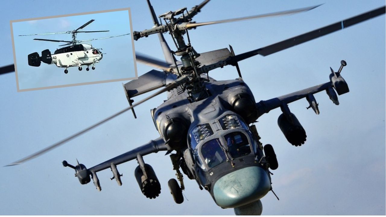 Helikopter Ka-52 Rusia dan Ka-32 TNI AD