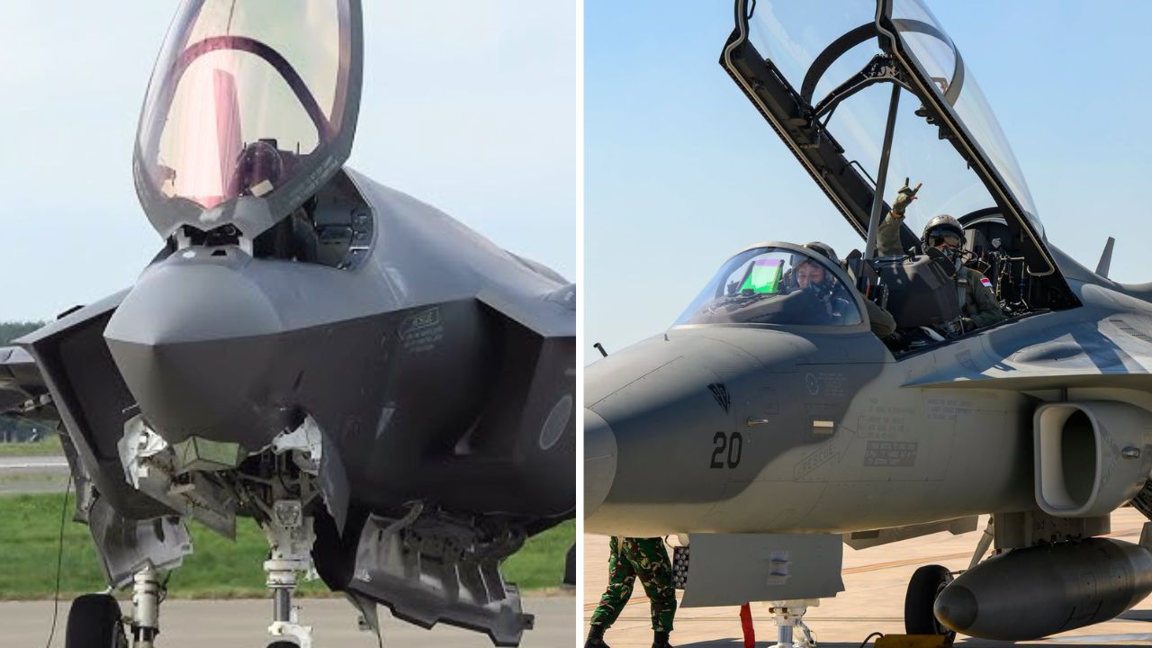 JASDF F-35A and TNI AU T-50i