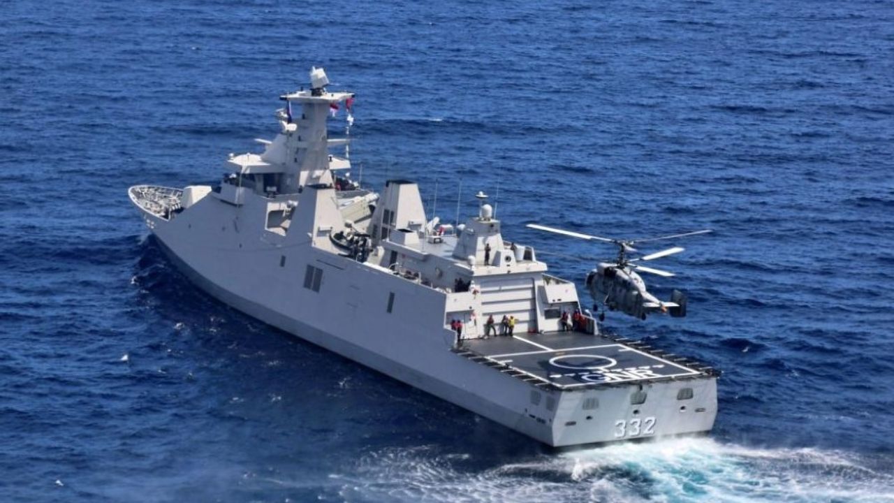 KRI I Gusti Ngurah Rai dalam Latma Orruda 2026 di Vladivostok
