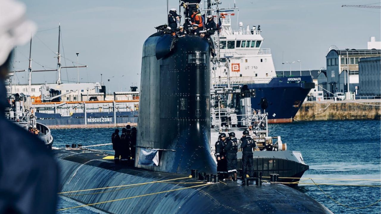 Kapal selam nuklir De Grasse Prancis