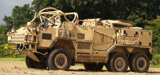Kendaraan taktis Jackal 3 Extenda 6x6