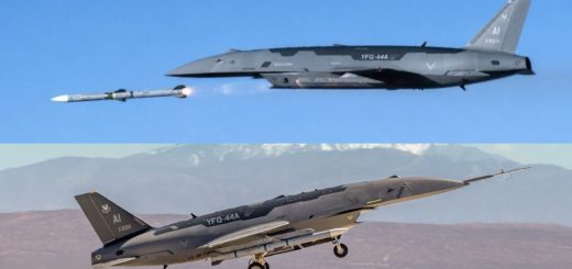 Loyal Wingman YFQ-44A meluncurkan rudal AIM-120 AMRAAM