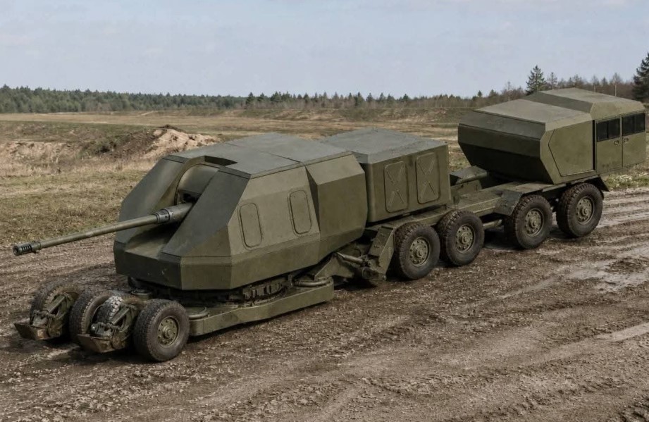 Meriam laut A-192M Rusia