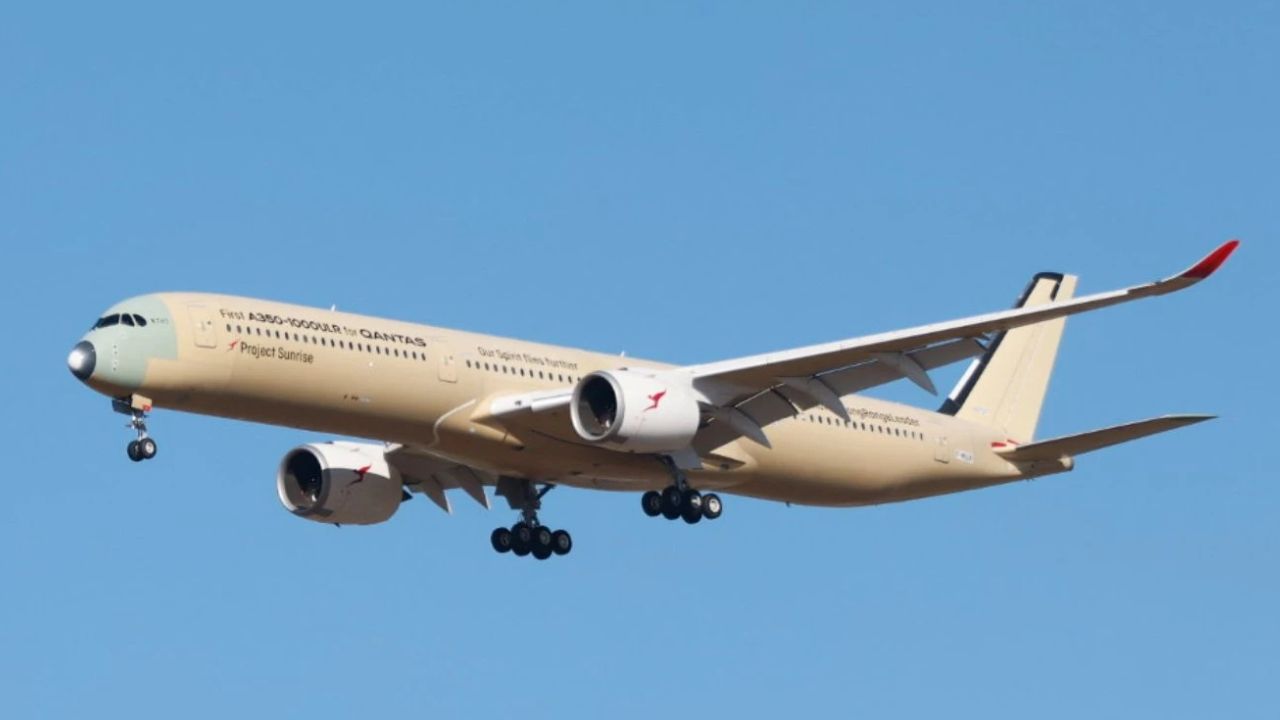 Pesawat Airbus A350-1000ULR milik Qantas