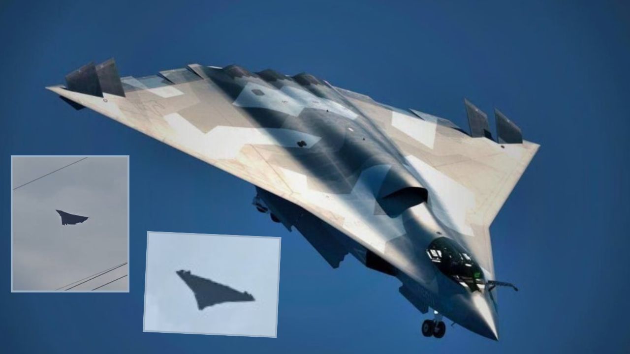 Rendering J-36 dan penampakan saat terbang