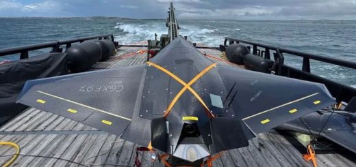 Royal Navy luncurkan drone Nyan OWE dari kapal perang