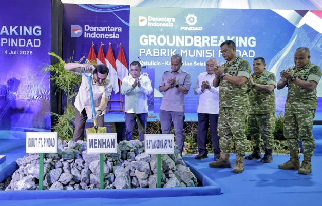 Sjafrie ground breaking pabrik amunisi PT Pindad di Batulicin