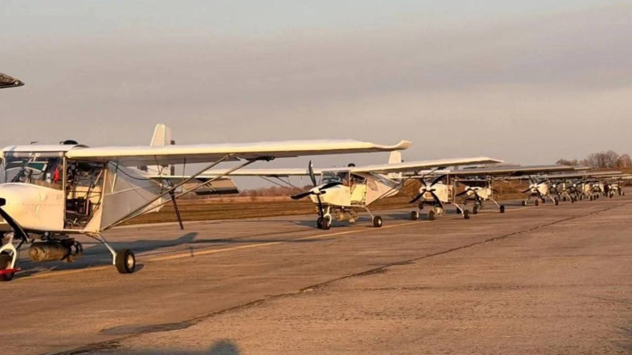 Skadron pengebom pesawat ringan nirawak Ukraina