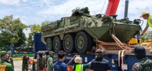 Thailand menerima kendaraan Stryker 8x8 tambahan dari AS