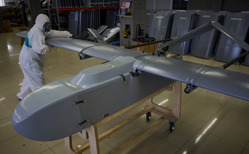 Drone kamikaze jarak jauh Fire Point FP-1 Ukraina.