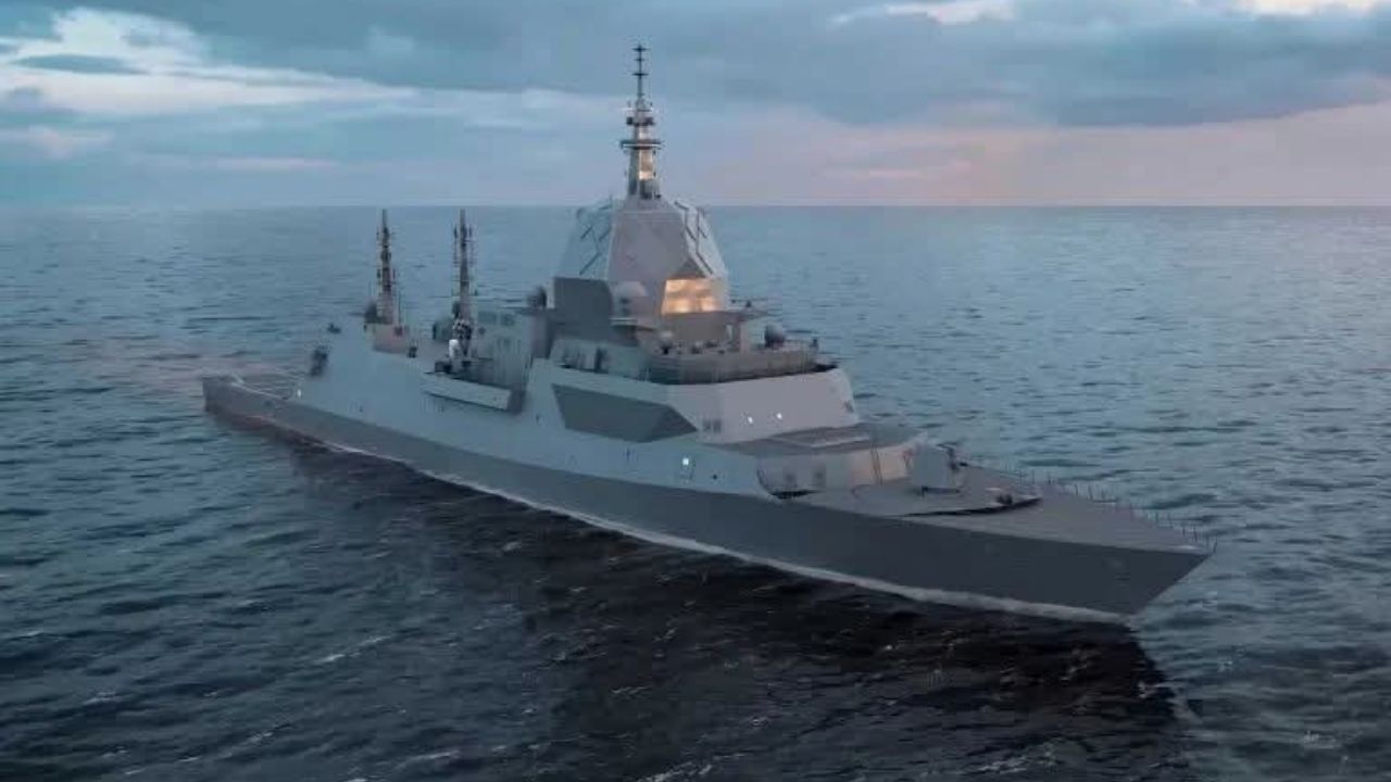 Fregat HMAS Hunter buatan BAE Systems Australia.