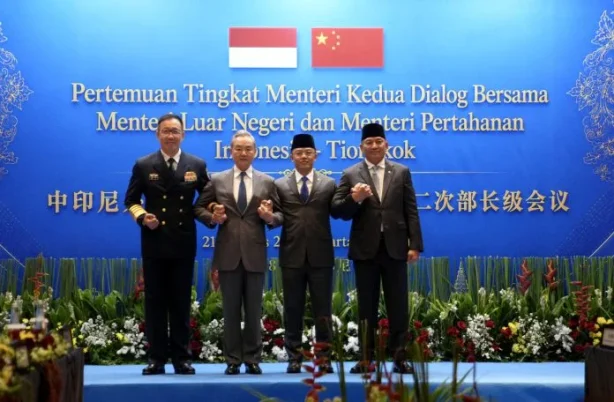 Pertemuan Menhan dan Menlu RI-Tiongkok di Jakarta.