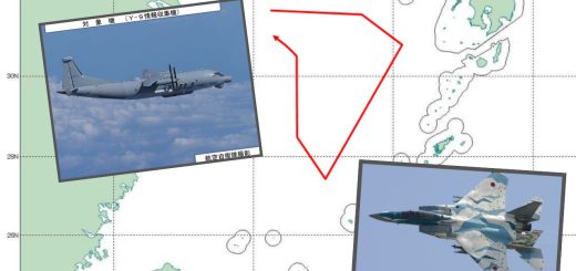 J-15J Jepang tempel ketat pesawat intelijen Y-9 China