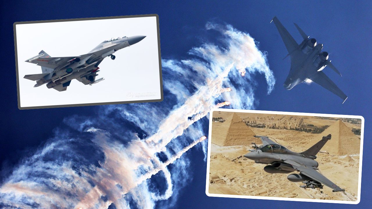 J-16 China tekuk Rafale Mesir dalam Latihan Tempur Udara di Mesir.