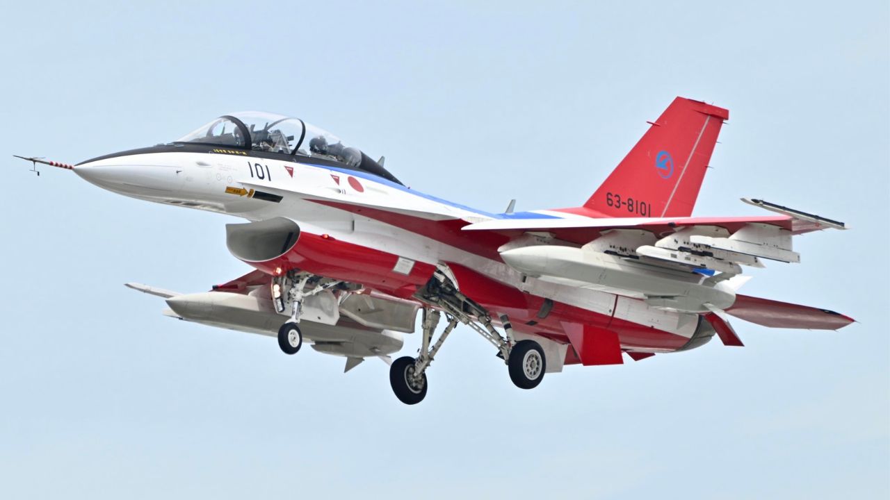 Jet F-2 Jepang melakukan uji rudal jelajah baru
